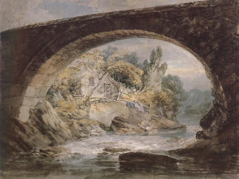The bridge on the river, Joseph Mallord William Turner